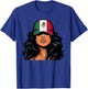 Mexican Girl Mexico Flag Proud Mexicana Women T-Shirt - T-Shirt | Royal