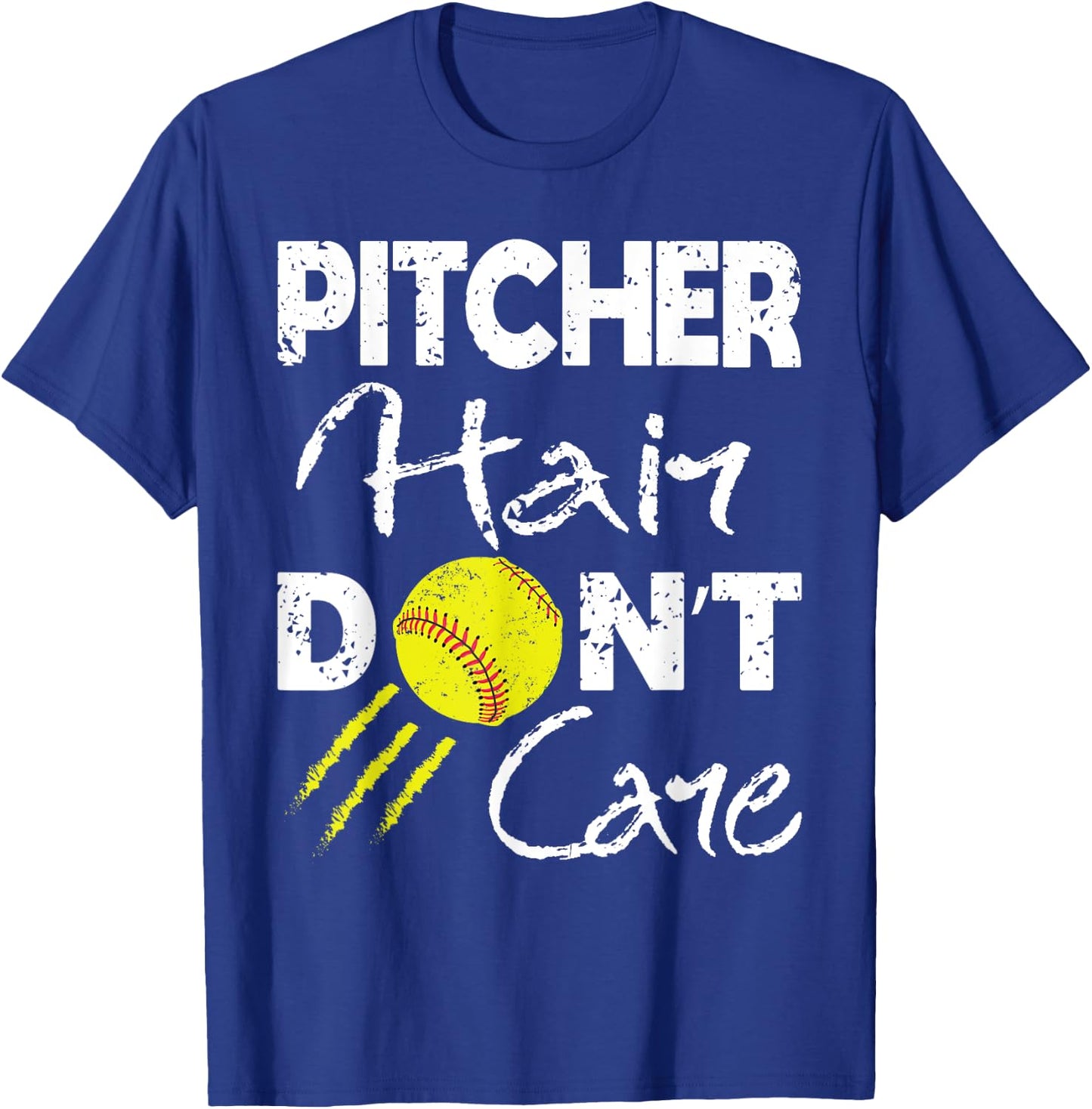 Funny Softball Game Player Sports Lover Gift Girls T-Shirt - T-Shirt | Royal