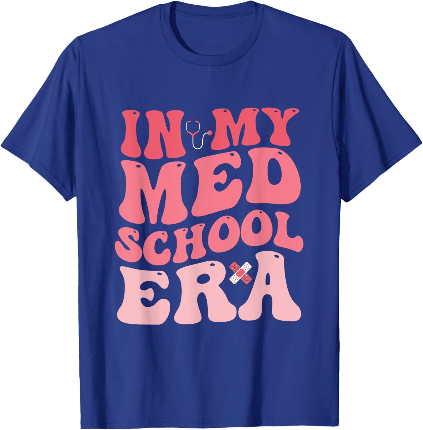 Groovy In My Med School Era Medical Student Nurse Nursing T-Shirt - T-Shirt | Royal