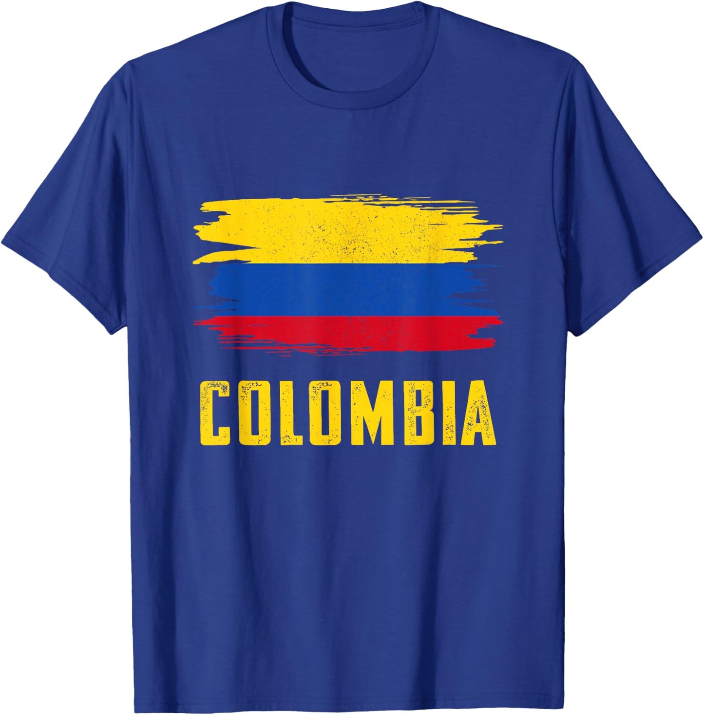 Colombia Columbian Flag Colombia T-Shirt - T-Shirt | Royal