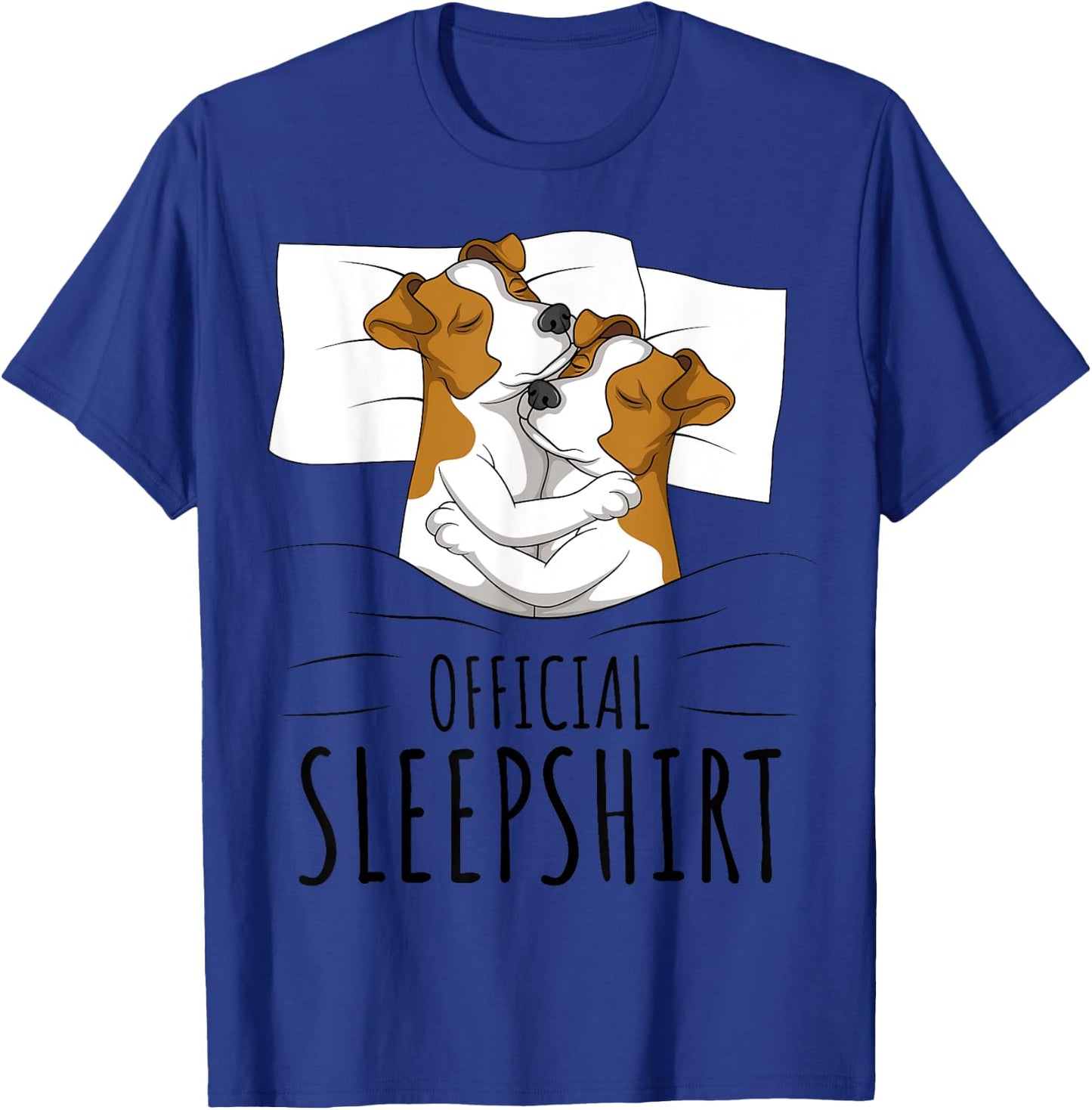 Sleeping Jack Russell Terrier Pyjamas Official Sleepshirt T-Shirt - T-Shirt | Royal