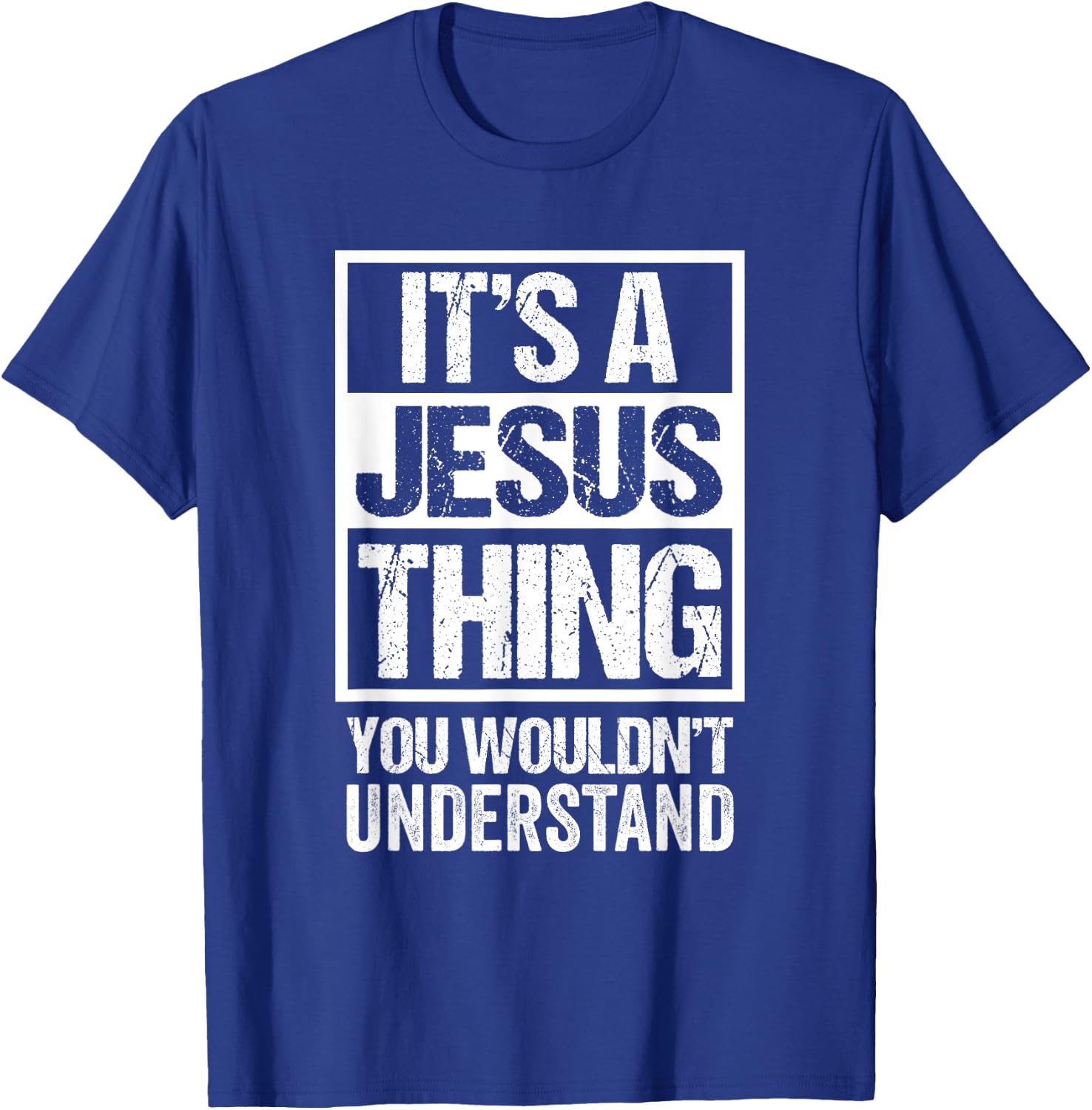 It's A Jesus Thing You Wouldn't Understand - First Name T-Shirt - T-Shirt | Royal