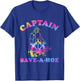 Captain Save-A-Hoe Hippie Design T-Shirt - T-Shirt | Royal