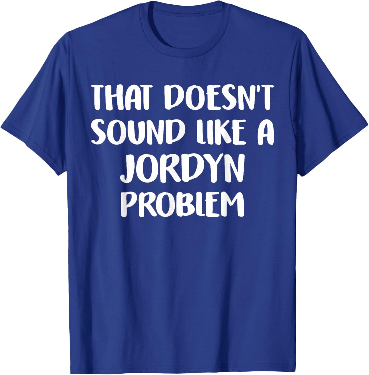 JORDYN Personalized Cute Flower Girls JORDYN Name T-Shirt - T-Shirt | Royal