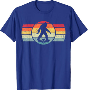 Bigfoot One Wheel Float Electric Skateboard Owner Hoverboard T-Shirt - T-Shirt | Royal