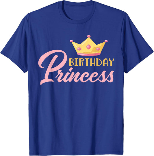 The Birthday Princess Themed Family Girl Birthday T-Shirt - T-Shirt | Royal