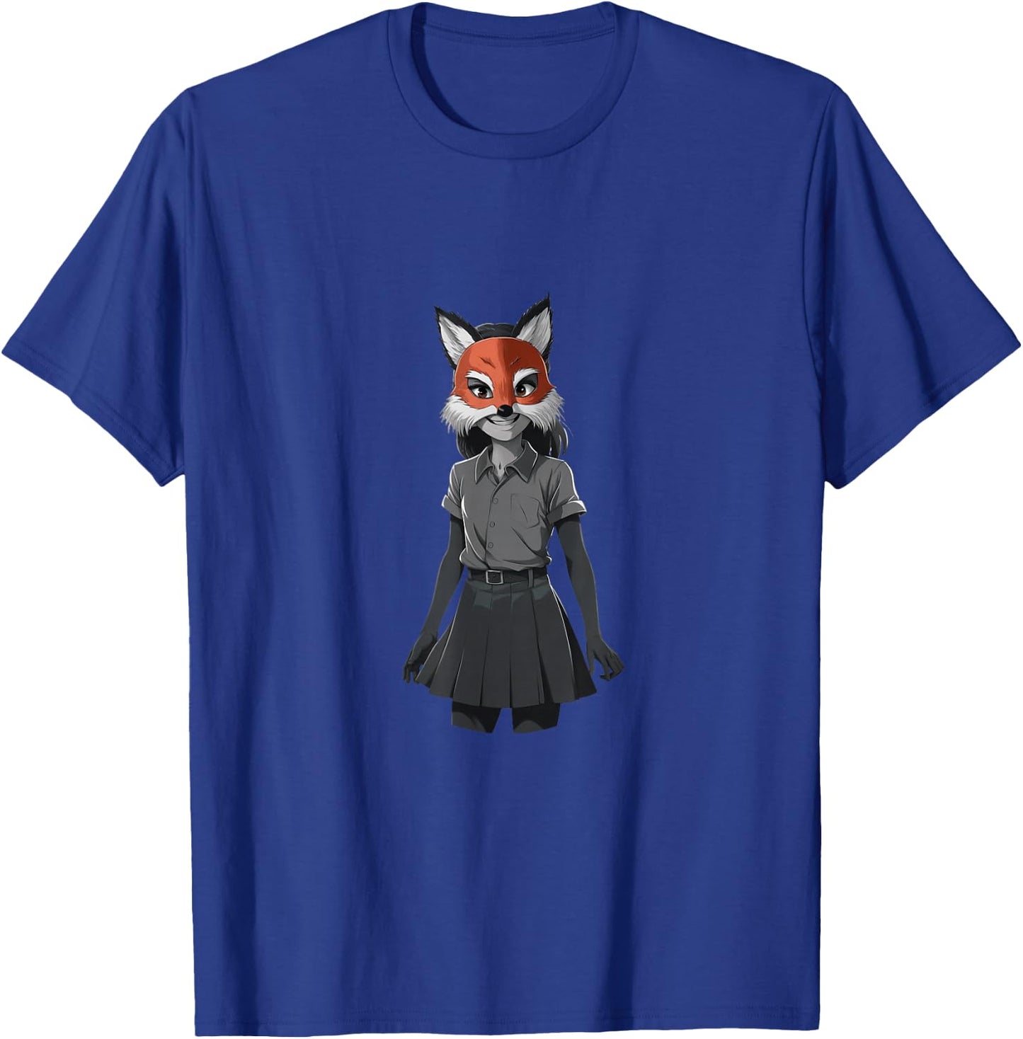 Fox Therian Mask T-Shirt - T-Shirt | Royal