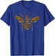 Bee Leopard Print Wasp Ant Insect Animal Lover Women Gift T-Shirt - T-Shirt | Royal