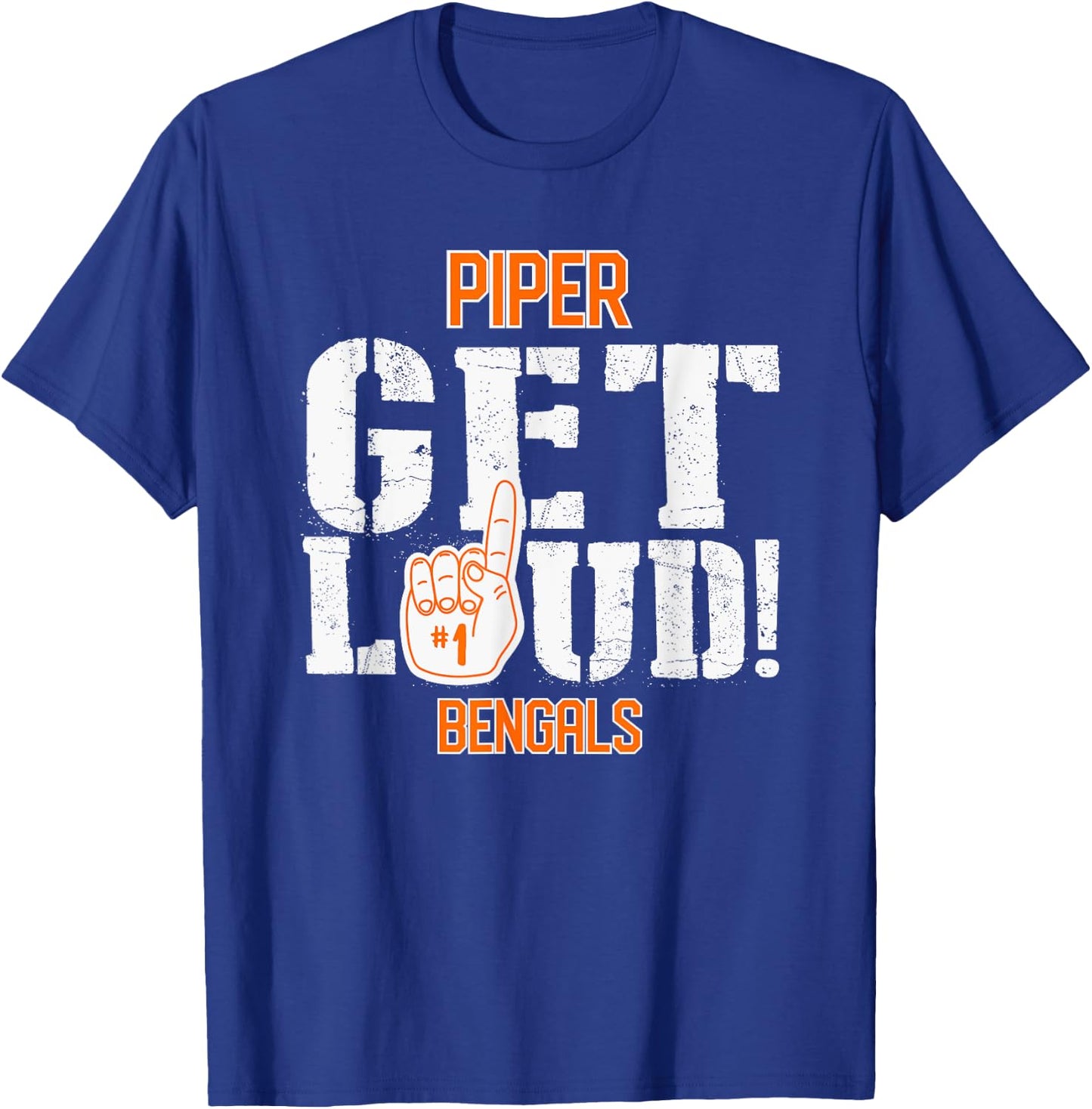 Piper High School GET LOUD Bengals T-Shirt - T-Shirt | Royal