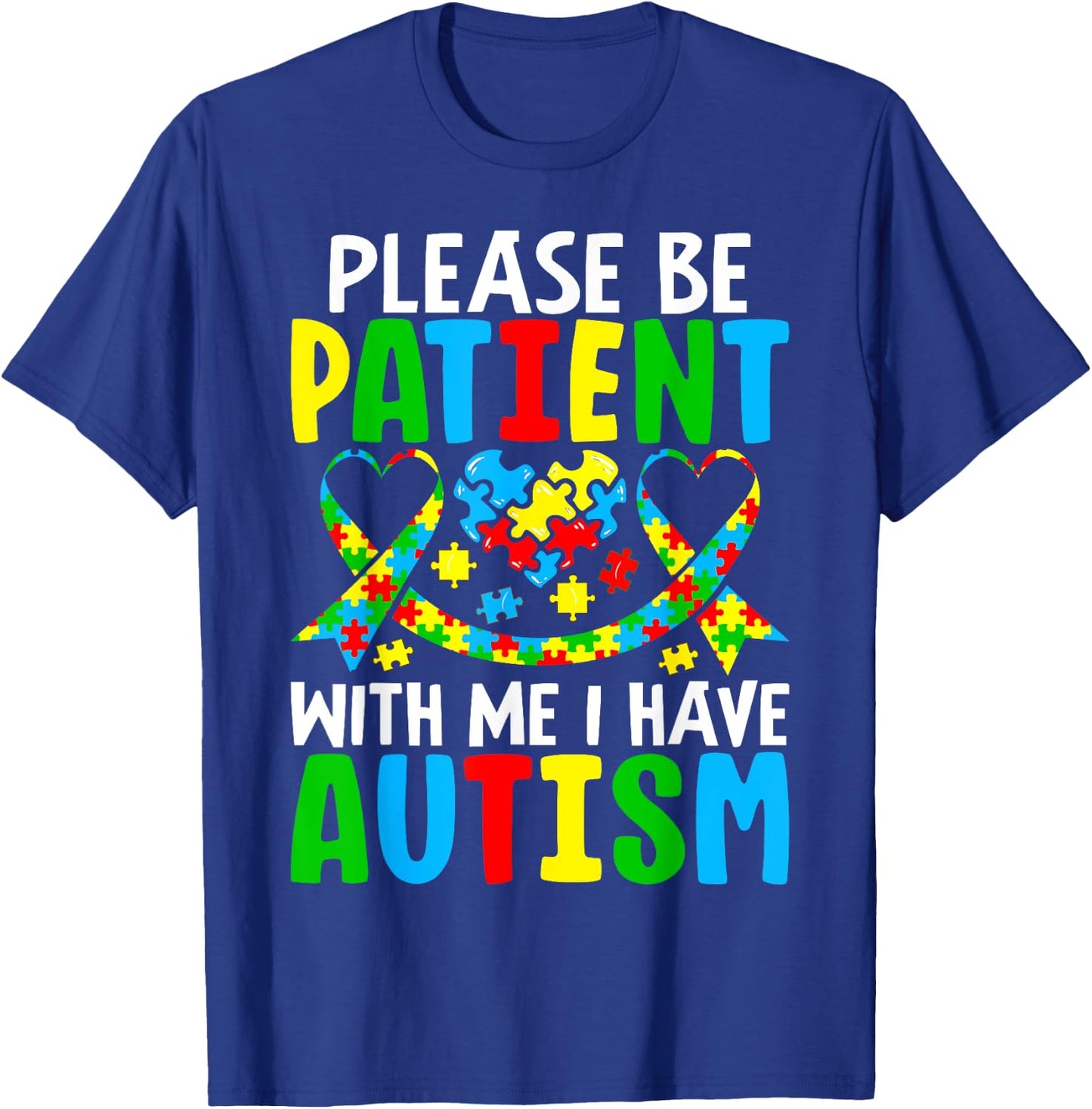 Autism Shirt Men Kids Autism Awareness I Have Autism Funny T-Shirt - T-Shirt | Royal