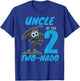 Uncle of The Two-Nado Storm TorNado 2nd Two Birthday Boy T-Shirt - T-Shirt | Royal