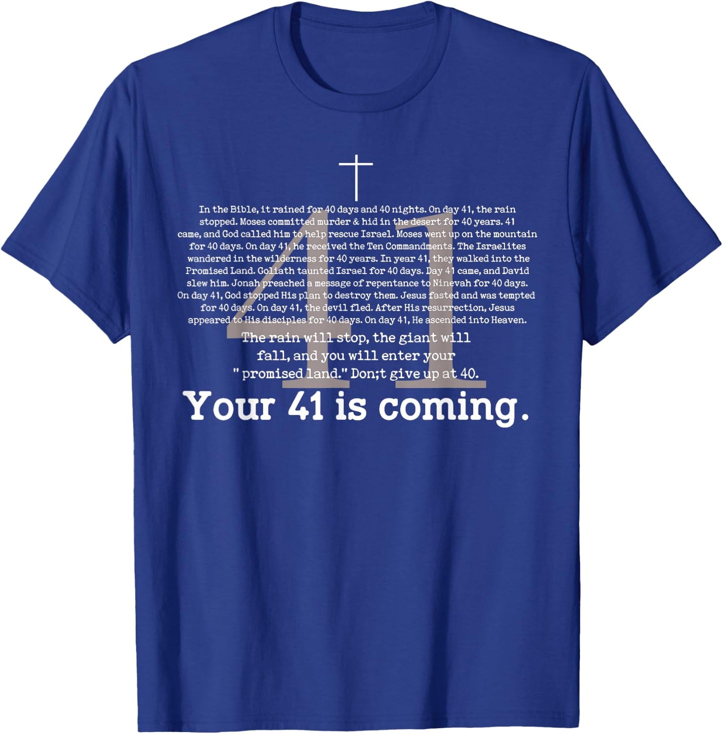 Your 41 is Coming Women T-Shirt - T-Shirt | Royal