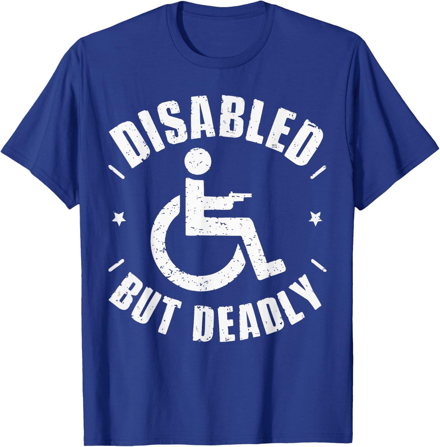 Disabled Veteran Handicap Military Soldier Veterans Day T-Shirt - T-Shirt | Royal