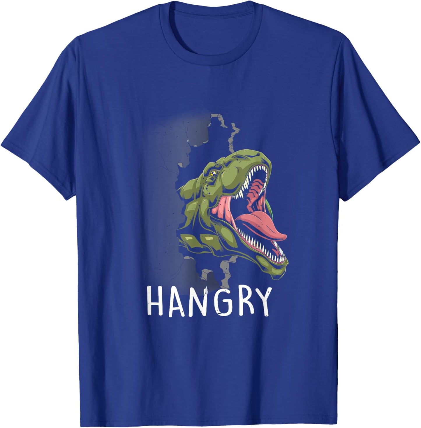 Funny Hangry T-Rex Lover Dinosaur Animal Cartoon T-Shirt - T-Shirt | Royal