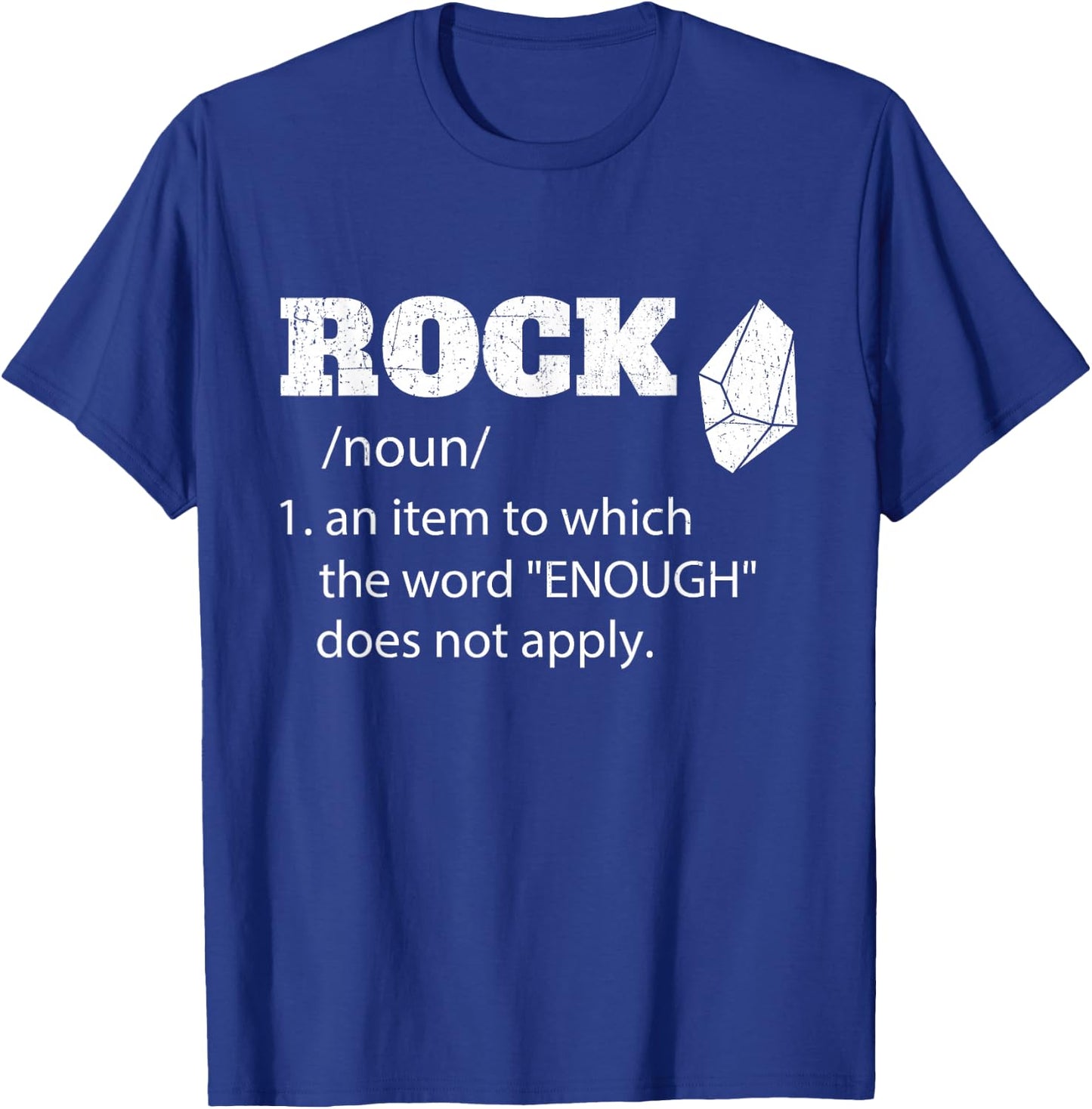 Rock Definition - Rock Collector Geode Hunter Geology T-Shirt - T-Shirt | Royal