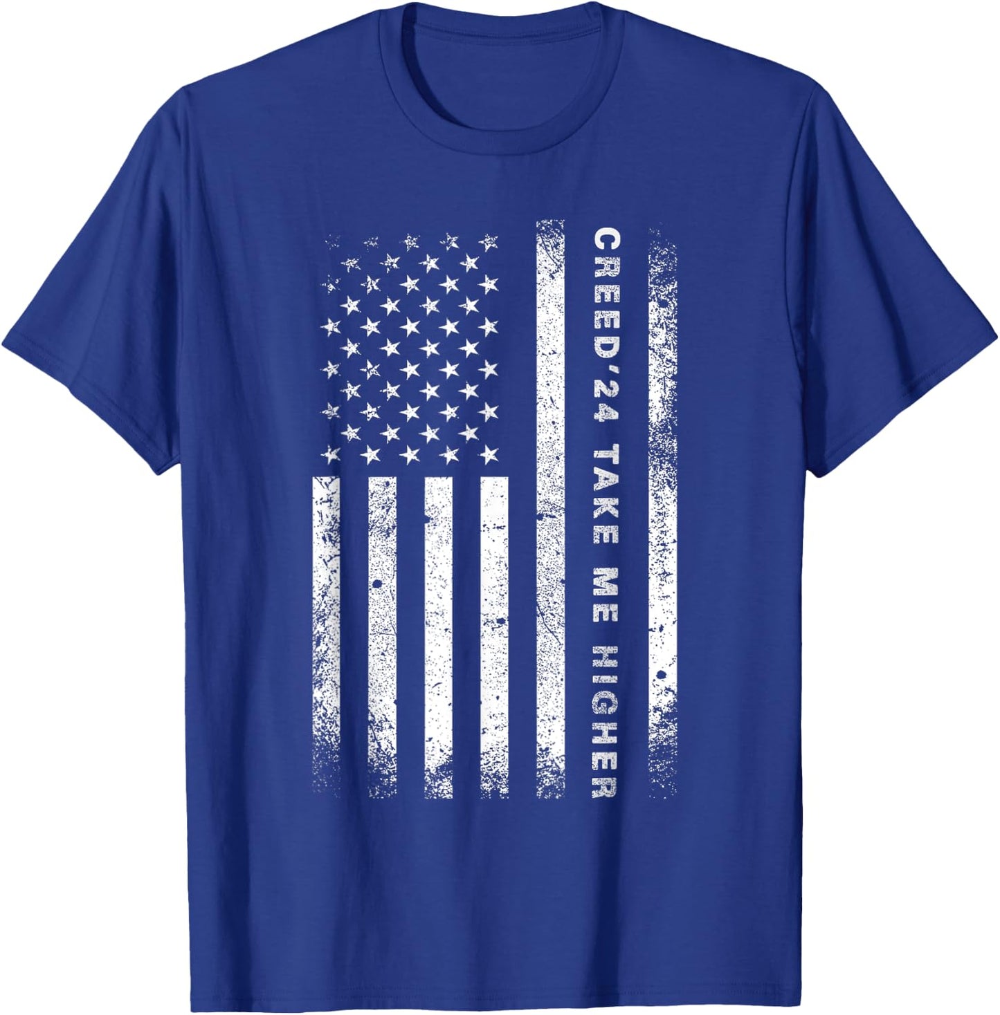 Creed '24 Take Me Higher Women Men Support 2024 T-Shirt - T-Shirt | Royal