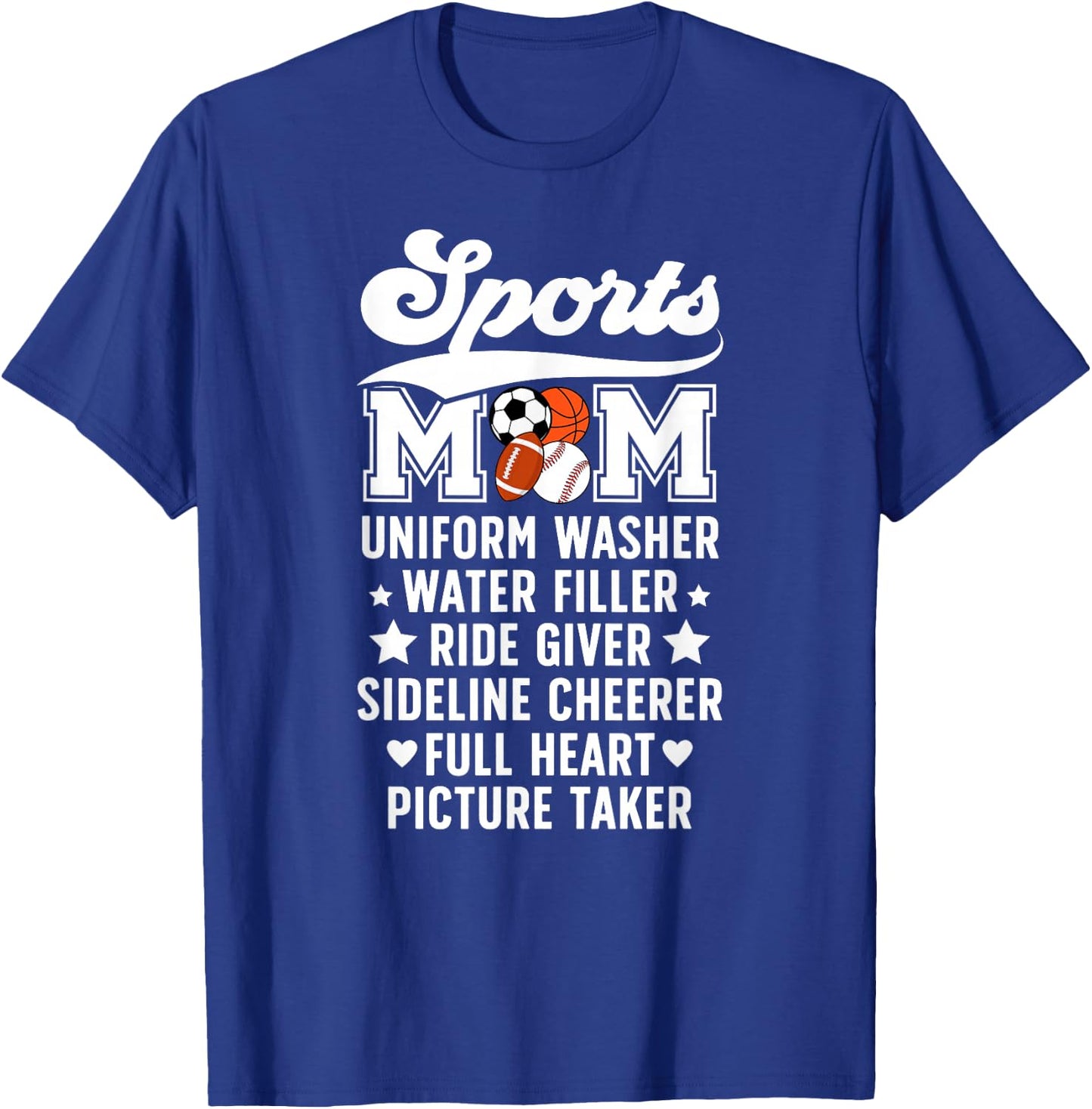 Sports Mom Definition Sports Mama Sports Mother Sport Mom T-Shirt - T-Shirt | Royal