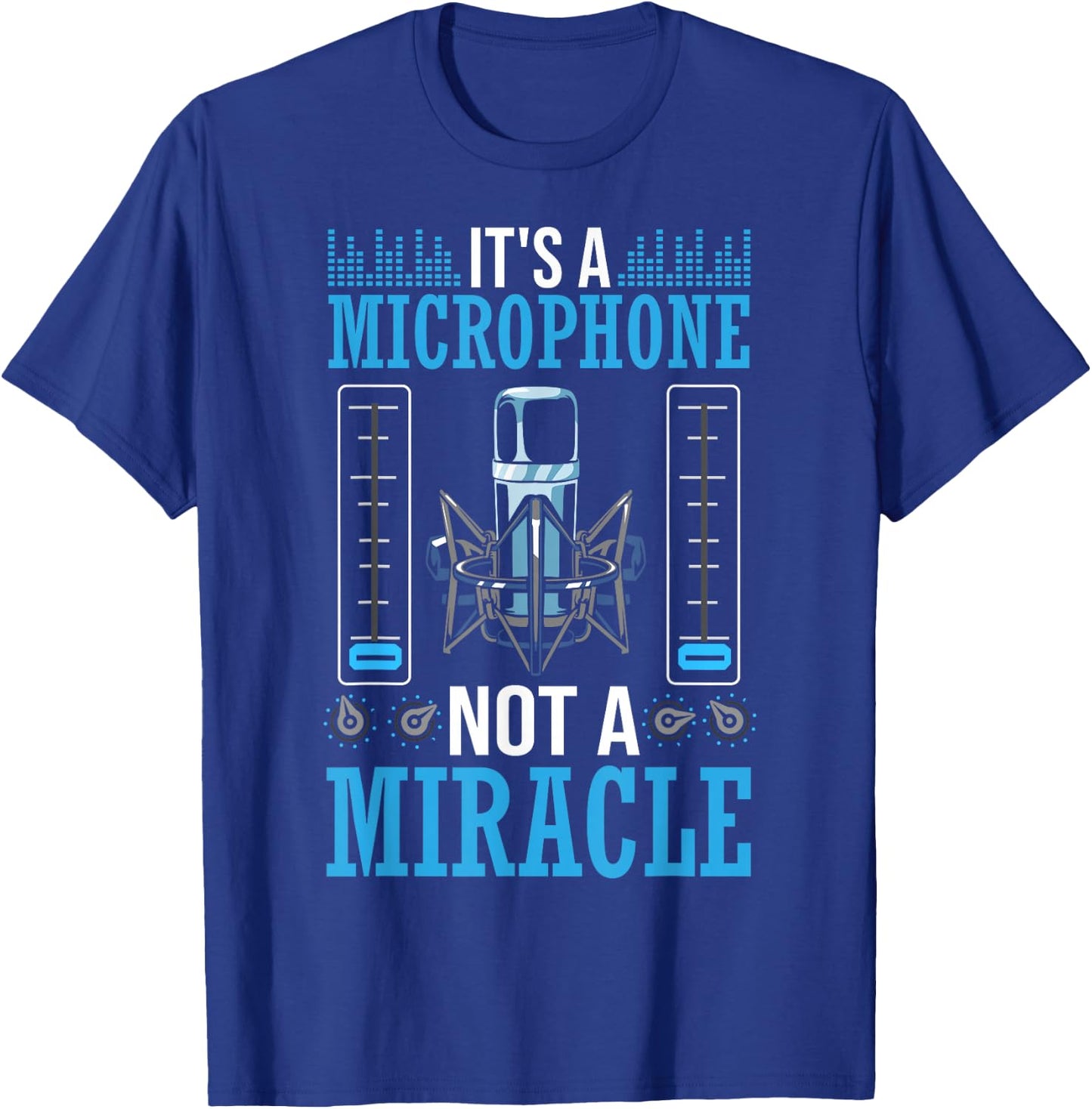 Recording Engineer Audio Church Sound Tech Church Sound Guy T-Shirt - T-Shirt | Royal