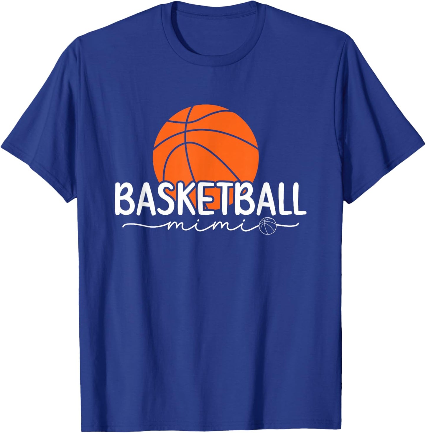 Basketball Mimi Proud Basketball Player Mimi Grandma T-Shirt - T-Shirt | Royal