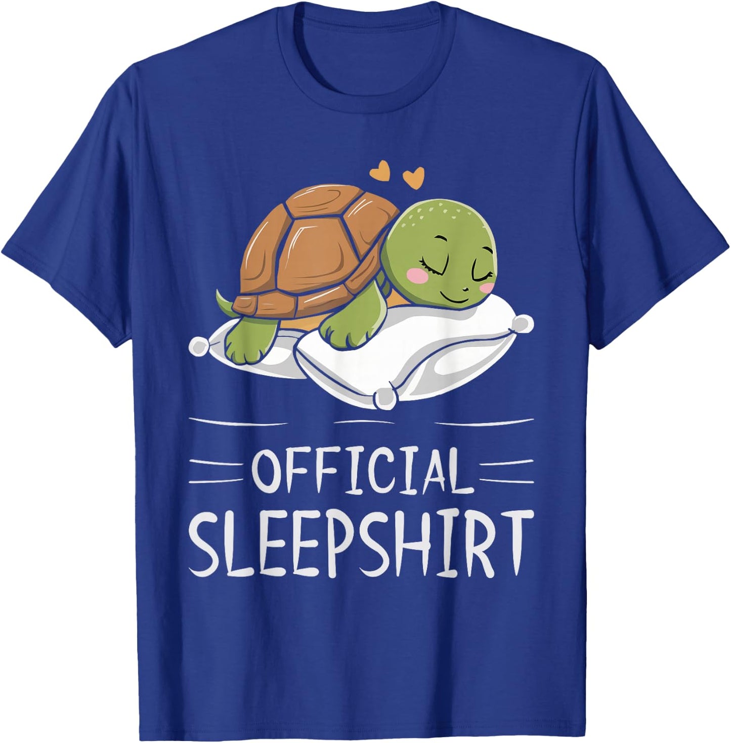 Turtle Official Sleepshirt Sleeping Turtles T-Shirt - T-Shirt | Royal