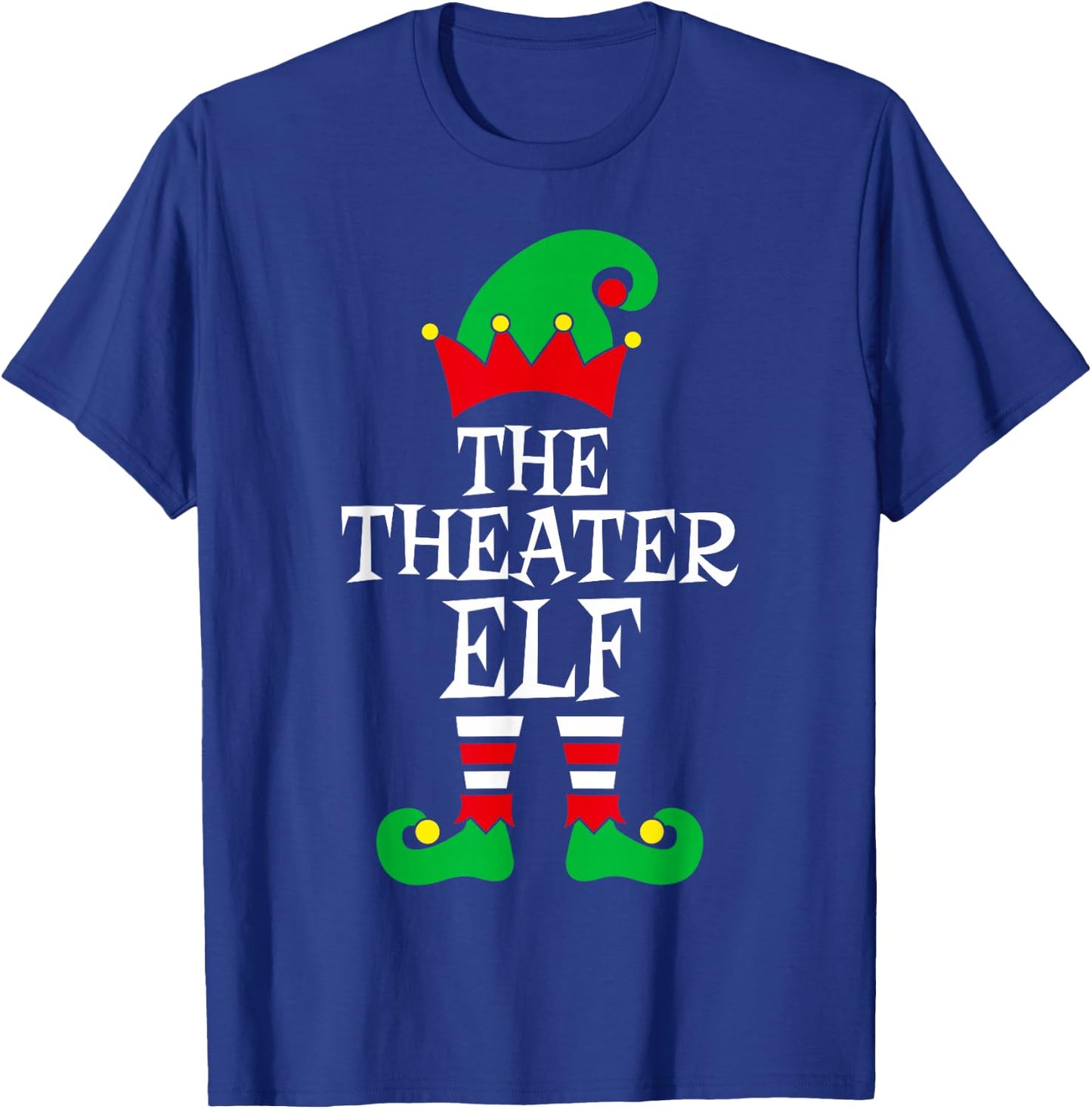 The Theater Elf Cool Christmas Apparel T-Shirt - T-Shirt | Royal
