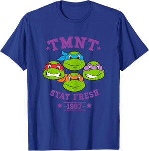 Teenage Mutant Ninja Turtles Stay Fresh Est. 1987 T-Shirt - T-Shirt | Royal