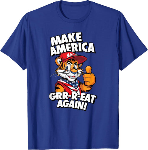 MAKE AMERICA GRR-R-EAT AGAIN Trump Tiger cereal parody 2024