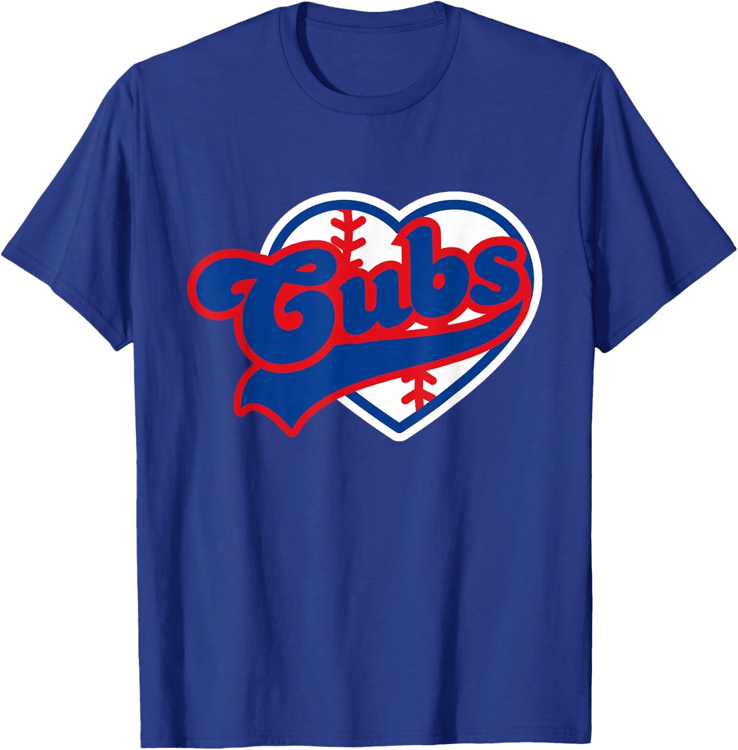 Retro Cubs Last Name Personalized Apparel Cubs Lover Men T-Shirt - T-Shirt | Royal