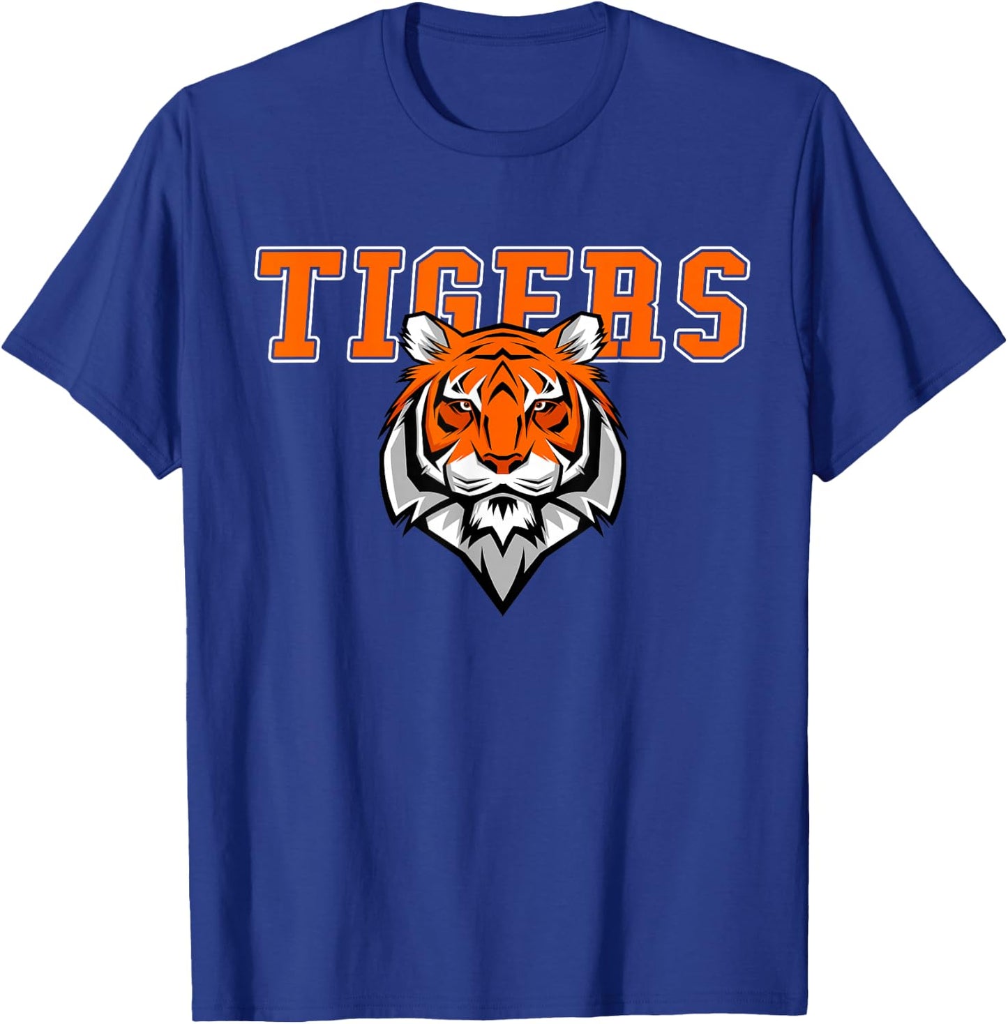 Tigers Volleyball Team - Tiger Mascot Sport Gift T-Shirt - T-Shirt | Royal
