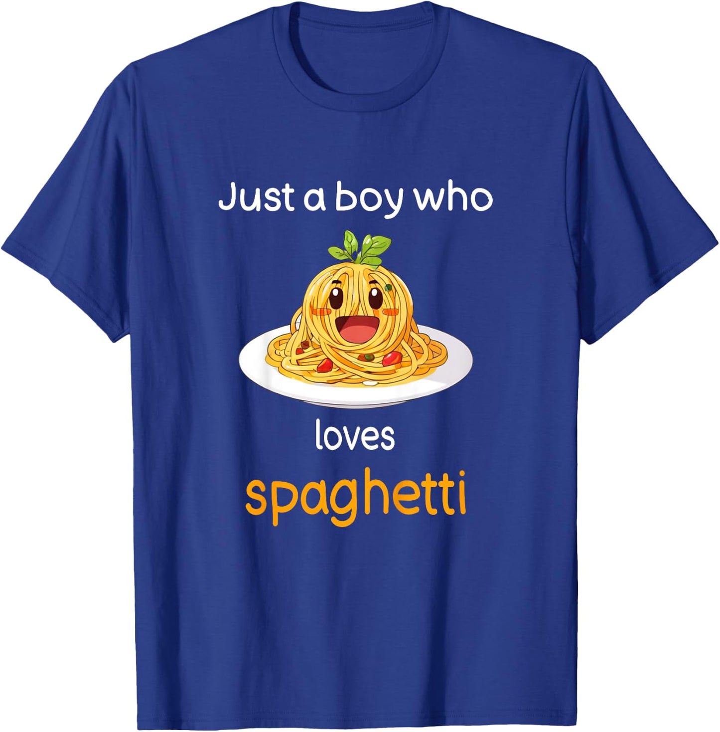 Kids Spaghetti Shirt Boys I Love Spaghetti Kids Spaghetti Lover T-Shirt - T-Shirt | Royal
