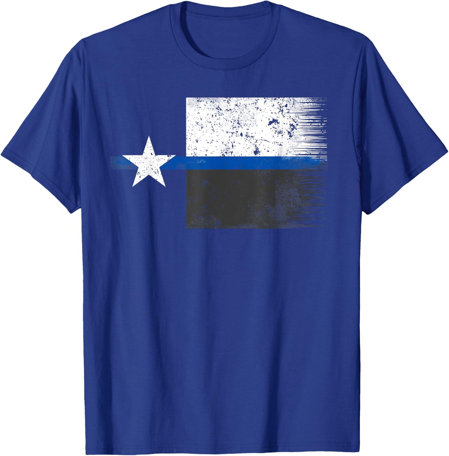 Texas Highway Patrol Ranger Law Enforcement Thin Blue Line F T-Shirt - T-Shirt | Royal