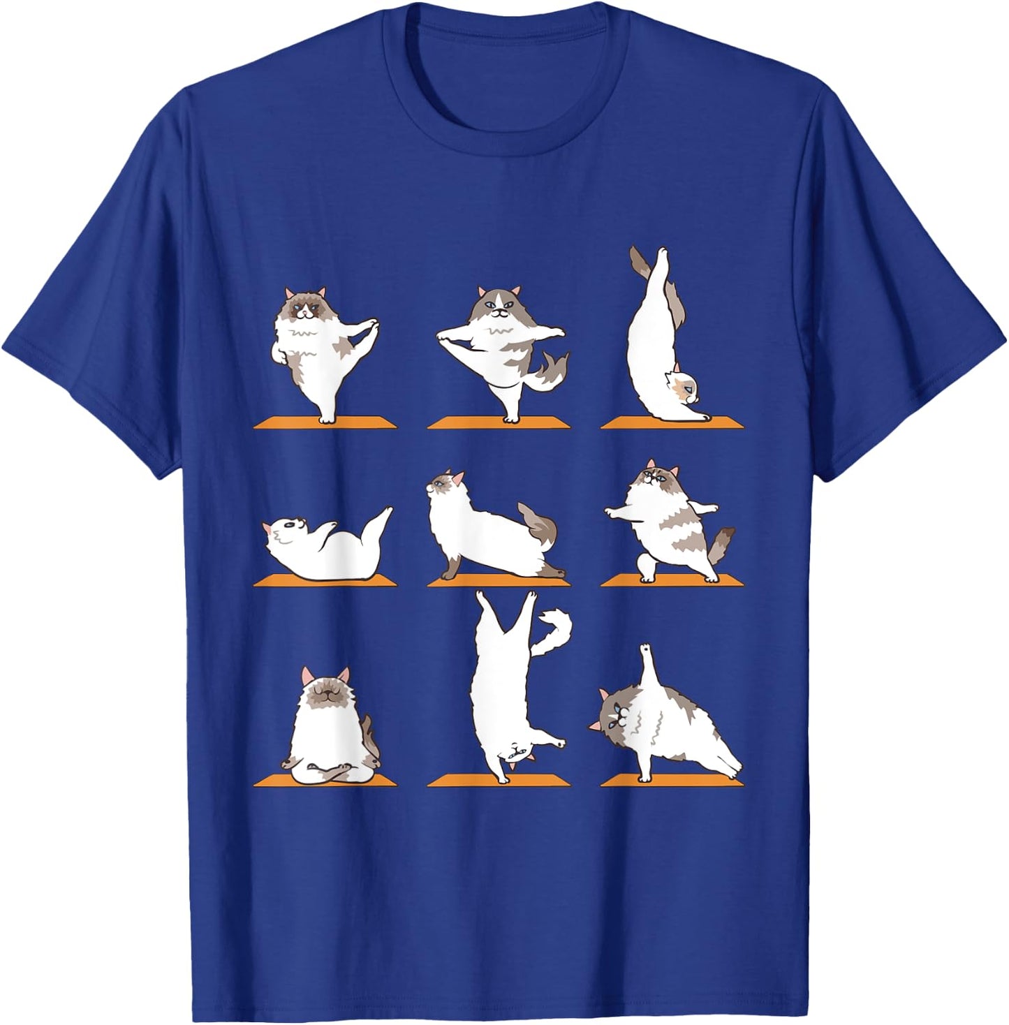 Ragdoll Cat Yoga T-Shirt - T-Shirt | Royal