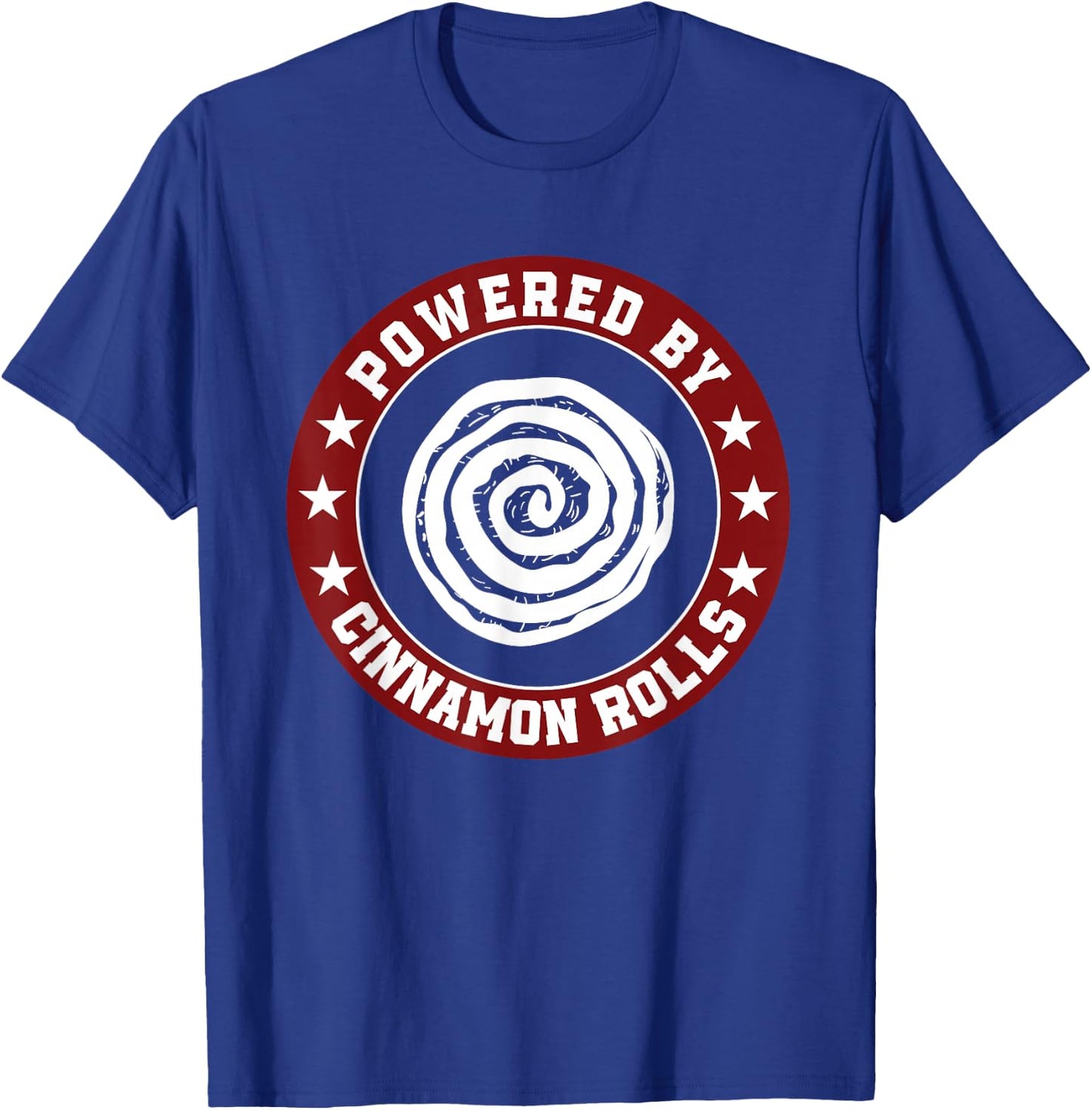 Great Cinnamon Roll Design Funny Baked Bun T-Shirt - T-Shirt | Royal