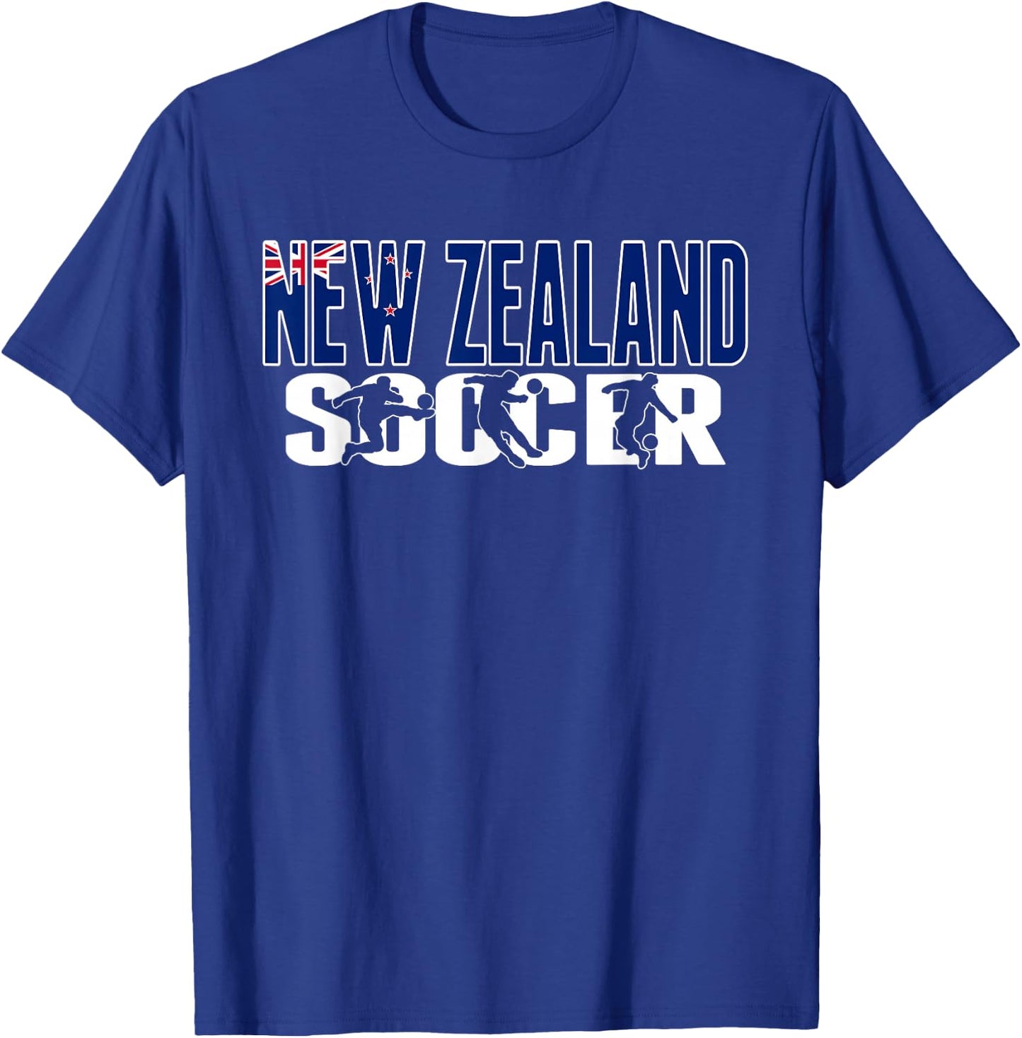 New Zealand Soccer Lovers Jersey - New Zealand Football Fans T-Shirt - T-Shirt | Royal