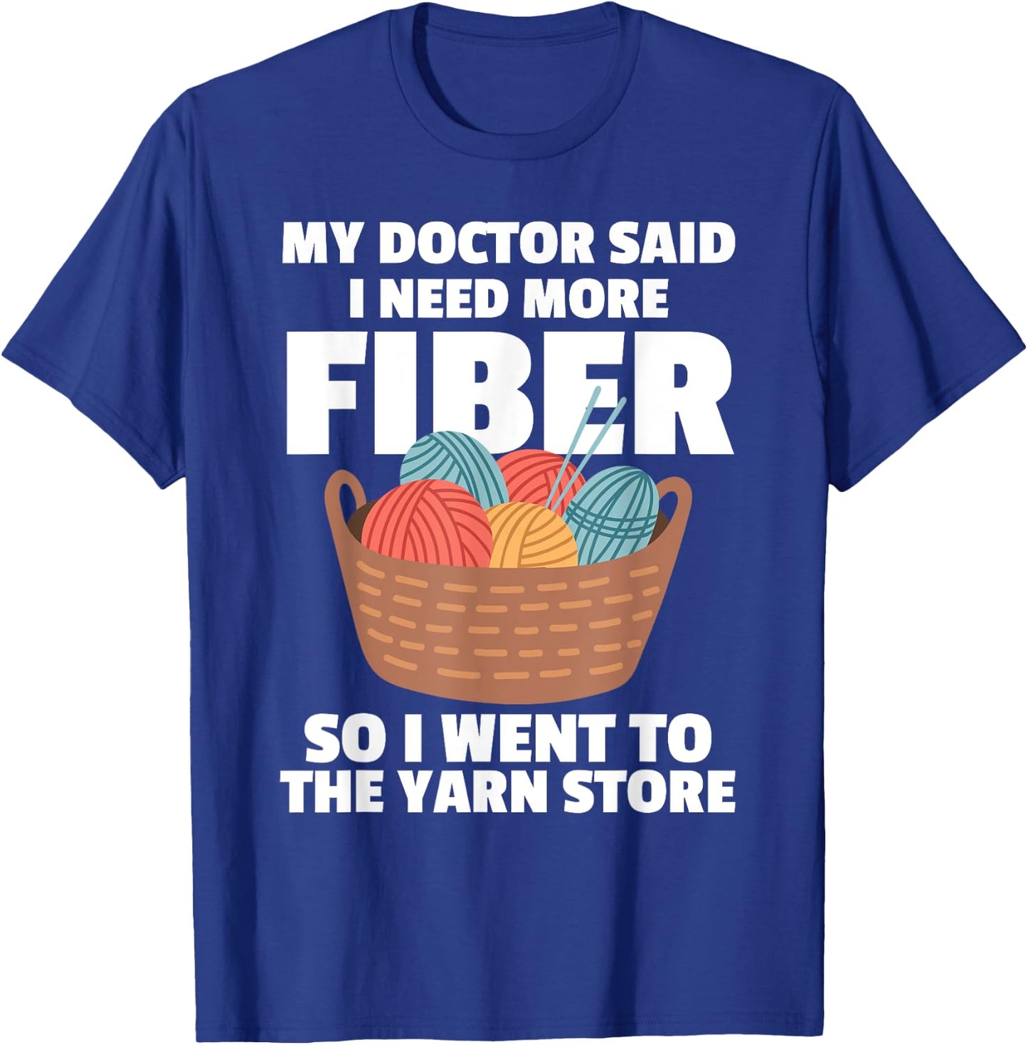 Funny Crocheting Mom Knitting Yarn Crochet Lovers T-Shirt - T-Shirt | Royal