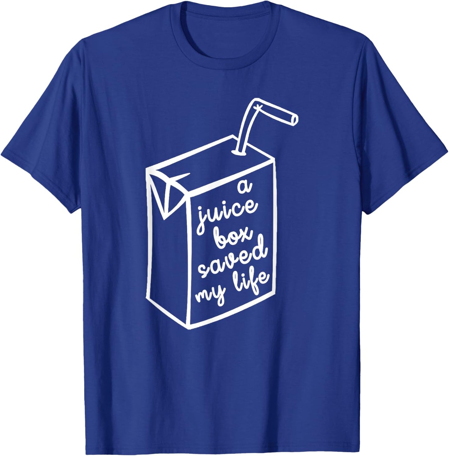 Diabetes Shirts For Kids - A Juice Box Saved My Life T-Shirt - T-Shirt | Royal