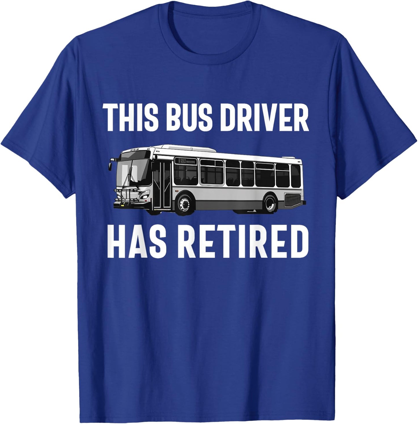 Public Bus Driver Bus Operator Transit Shuttle Bus Men Women T-Shirt - T-Shirt | Royal