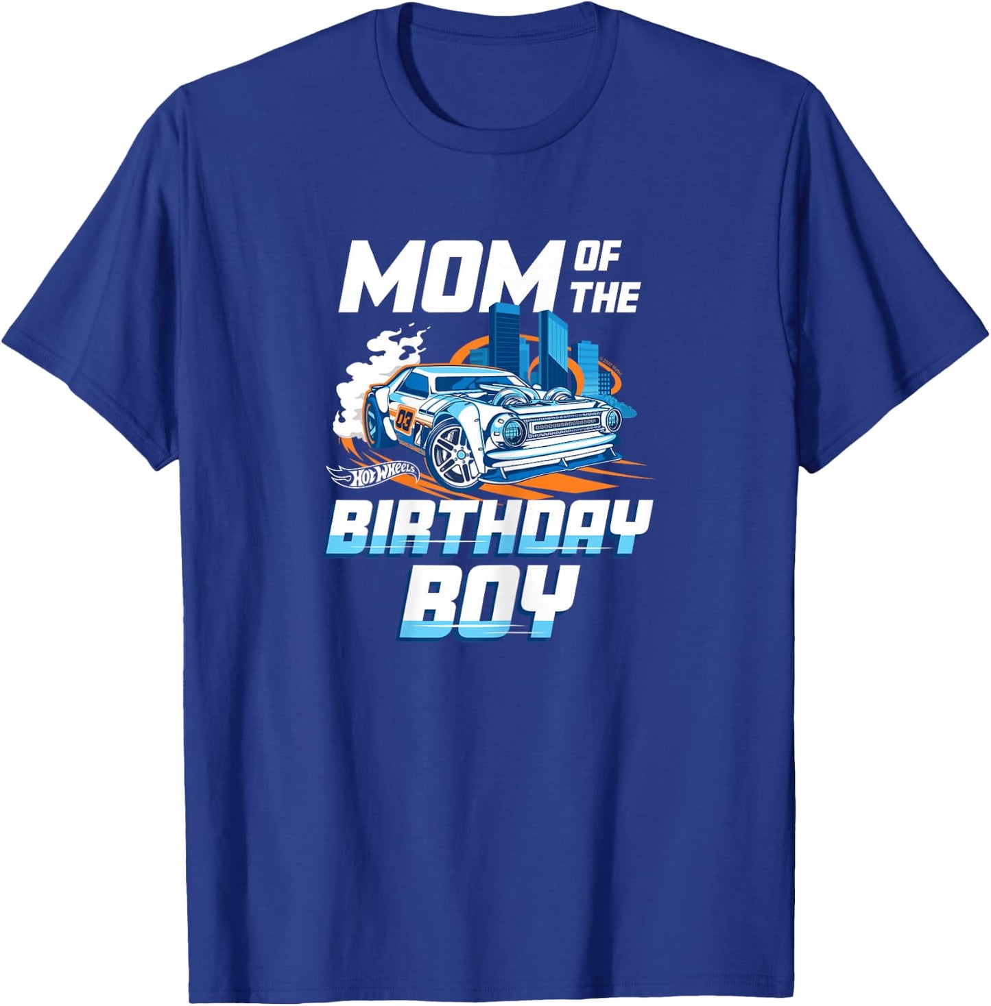 Hot Wheels - Mum of the Birthday Child T-Shirt - T-Shirt | Royal