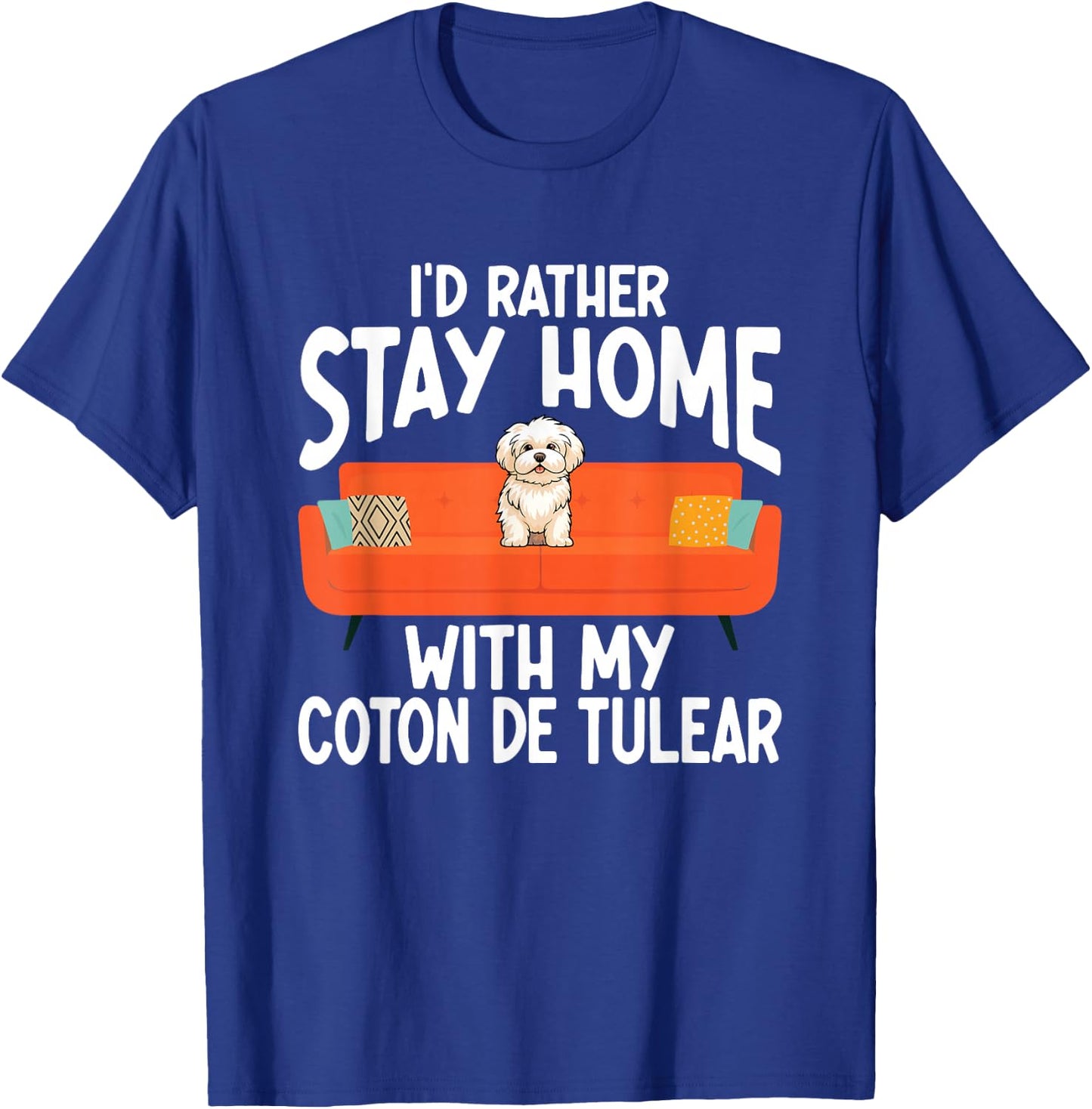 Coton De Tulear Lover Funny Dog Owner Pet Coton De Tulear Women Girls Kids T-Shirt - T-Shirt | Royal