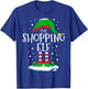 The Shopping Elf Christmas Family Matching Xmas Group Funny T-Shirt - T-Shirt | Royal