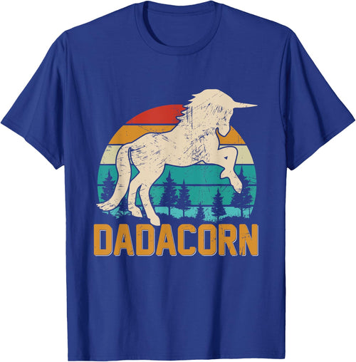 Fathers Day Gift Unicorn Dad Shirt Funny Dadacorn Men
