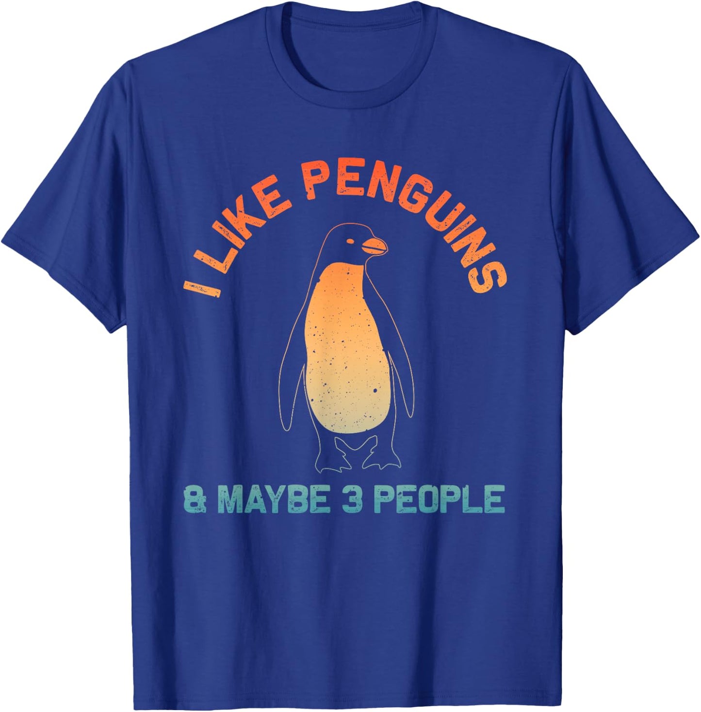 Cool Penguin Design Women Kids Animal Penguin Lover T-Shirt - T-Shirt | Royal