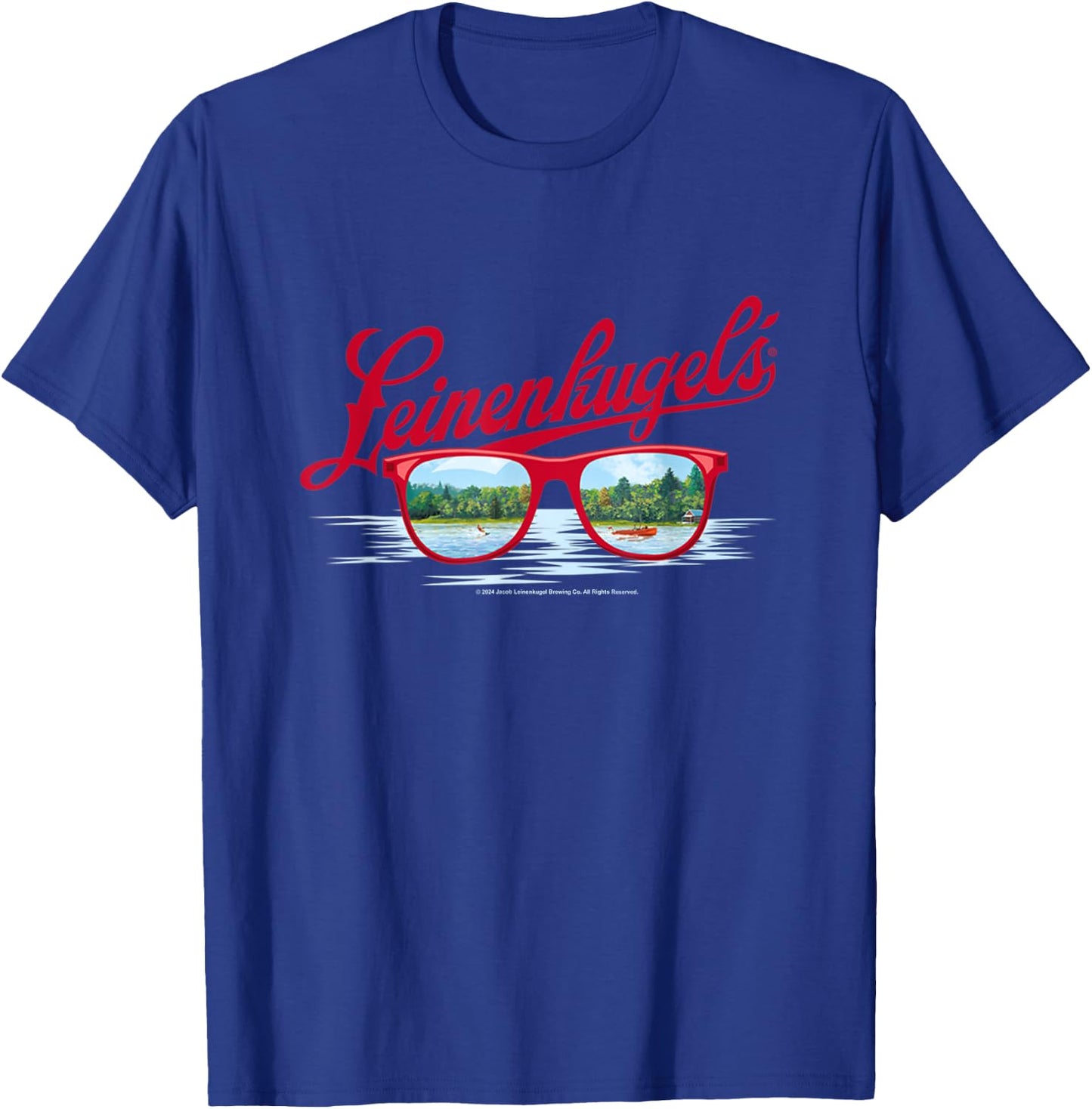 Coors Brewing Company Leinenkugel's Landscape Sunglasses T-Shirt - T-Shirt | Royal