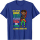 Juneteenth 1865 My Independence Day African Girls Kids Youth T-Shirt - T-Shirt | Royal