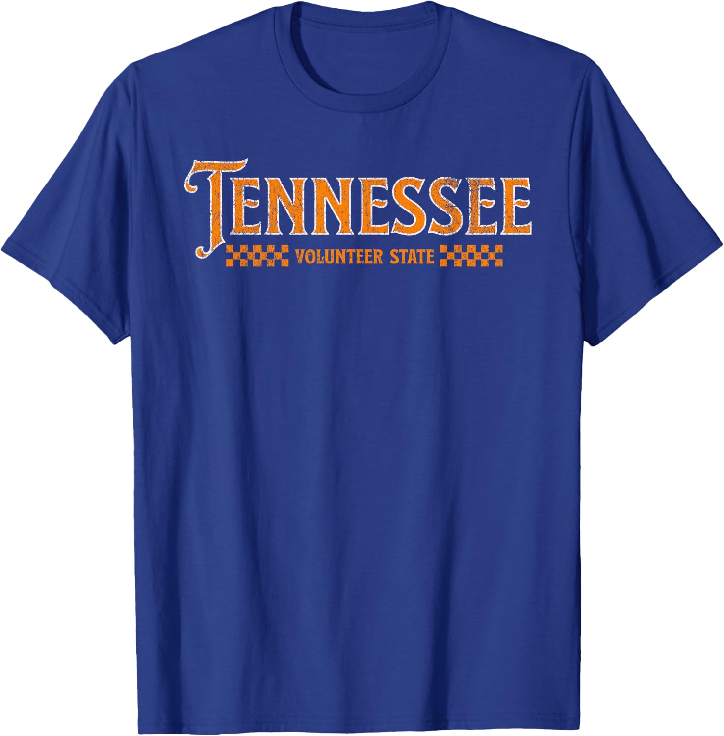 Vintage Tennessee Volunteer State, TN Orange Coonhound T-Shirt - T-Shirt | Royal