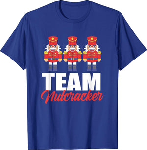 Funny Nutcracker Christmas Toy Soldier Team Nutcracker T-Shirt - T-Shirt | Royal