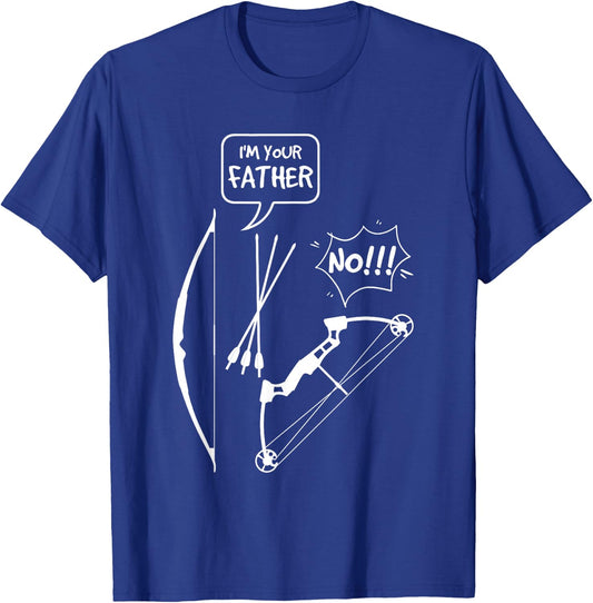 I'M Your Father No Traditional Archery Instinctive Archery T-Shirt - T-Shirt | Royal