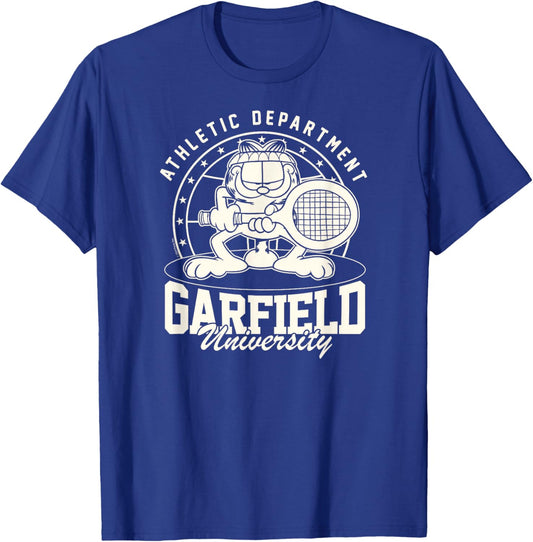 Garfield - Tennis University Athletic Department T-Shirt - T-Shirt | Royal