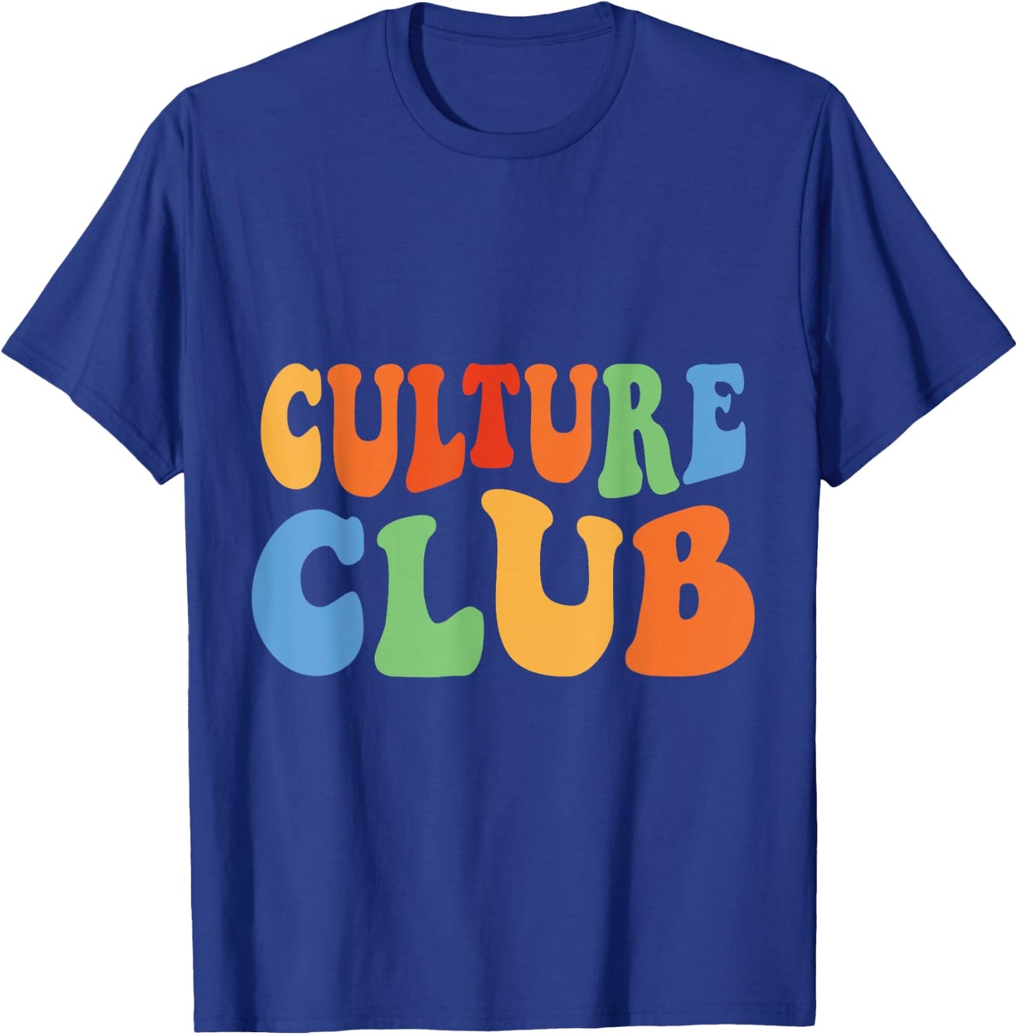 Vintage Men Women Boys Girls Funny Retro Culture Club T-Shirt - T-Shirt | Royal