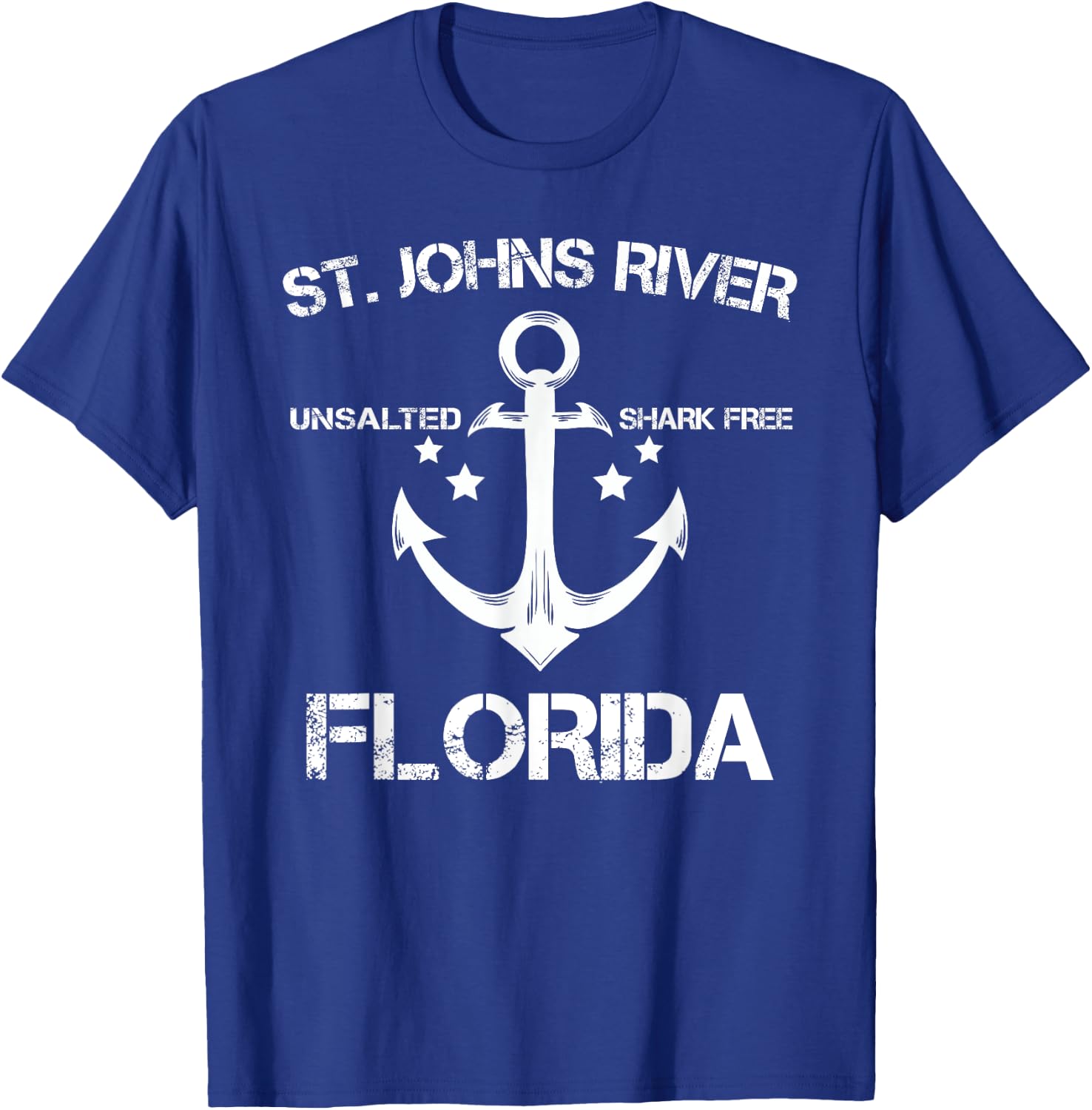 ST. JOHNS RIVER FLORIDA Funny Fishing Camping Summer Gift Men Women Girls Kids T-Shirt - T-Shirt | Royal